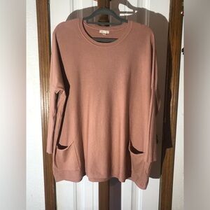 Tea n Rose Pink Sweater